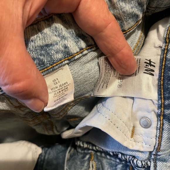 Set Of 3 Old Navy H&M Jeans Pants Shorts Blue Denim Size 4 - Picture 4 of 14